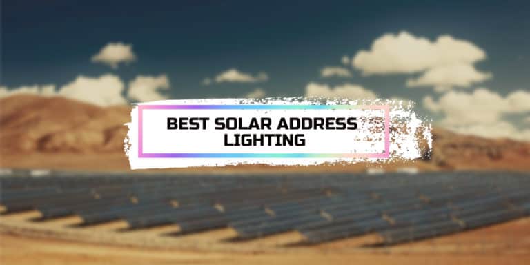 Best Solar Address Lighting