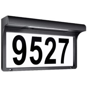 Leidrail House Number Solar Address Light