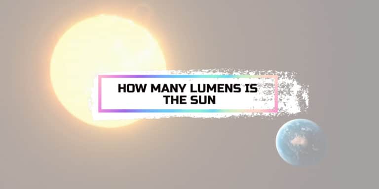 how much lumens is the sun